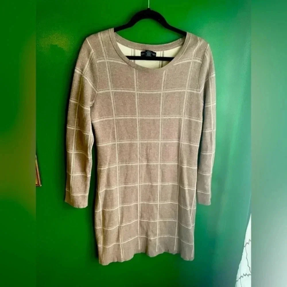 CLEARANCE! Cynthia Rowley Knit Long Sleeve MIDI Dress Size Large‎ EUC!